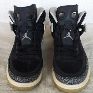 Nike Air Jordan Brooklyn Spizike Black Cement S...